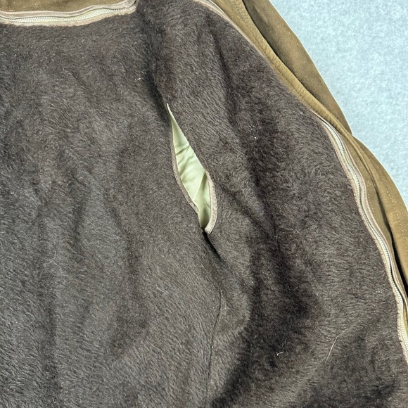 Vtg Sears The Leather Shop Supple Suede Jacket Zip-Out Vest Liner 751-2655 - Picture 15 of 16